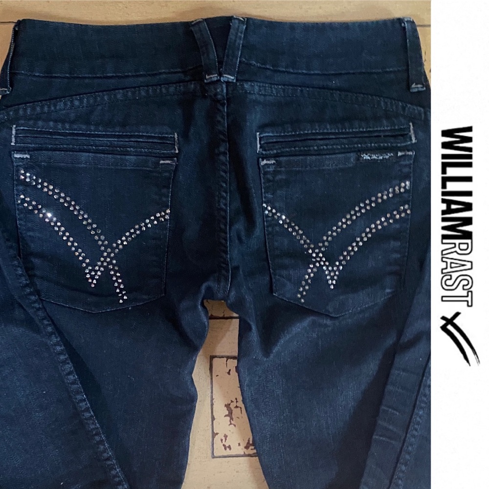 William Rast Embellished Denim Jeans